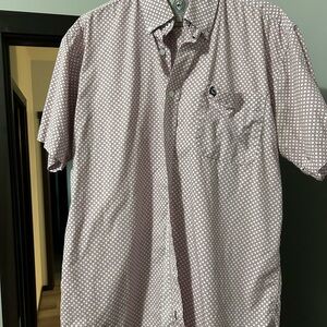 Men's Cinch Patterned Short Sleeve Shirt